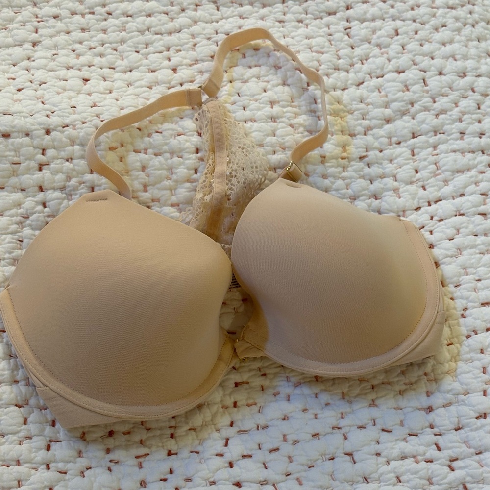 Lively Beige Lace Racerback Bra NWOT